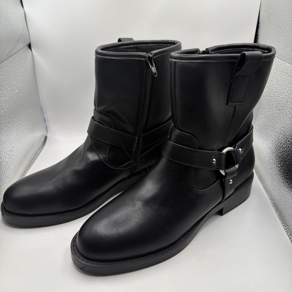 Dolce Vita Women's Moto Boot,‎ Black, Size 7. Authentic And New